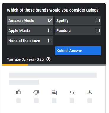 sondaggio youtube